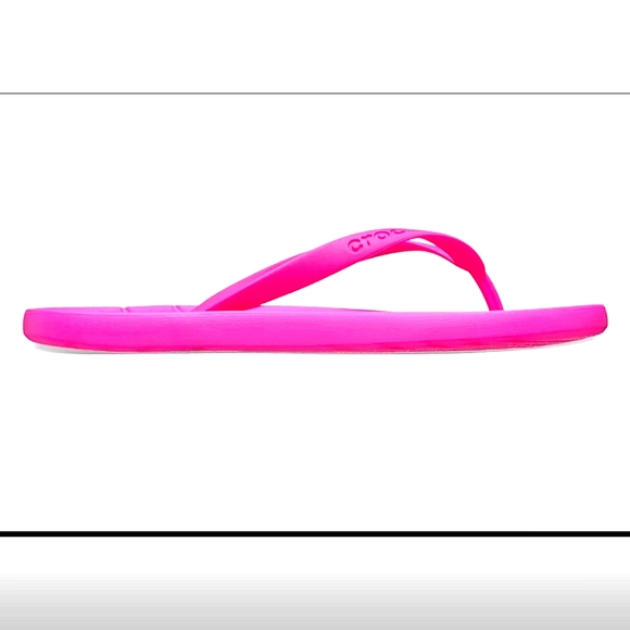 CROCS Women's Vibrant Pink Sandals - Picture 3 of 10